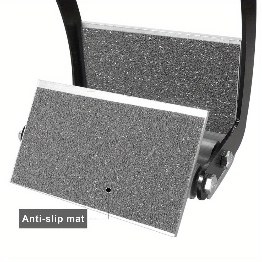 Panel Carrier Handle for Plywood Drywall & Plasterboard – Aluminium Alloy Non-Slip Adjustable Grip 50kg Capacity for Wood Glass & Sheet Materials – Black