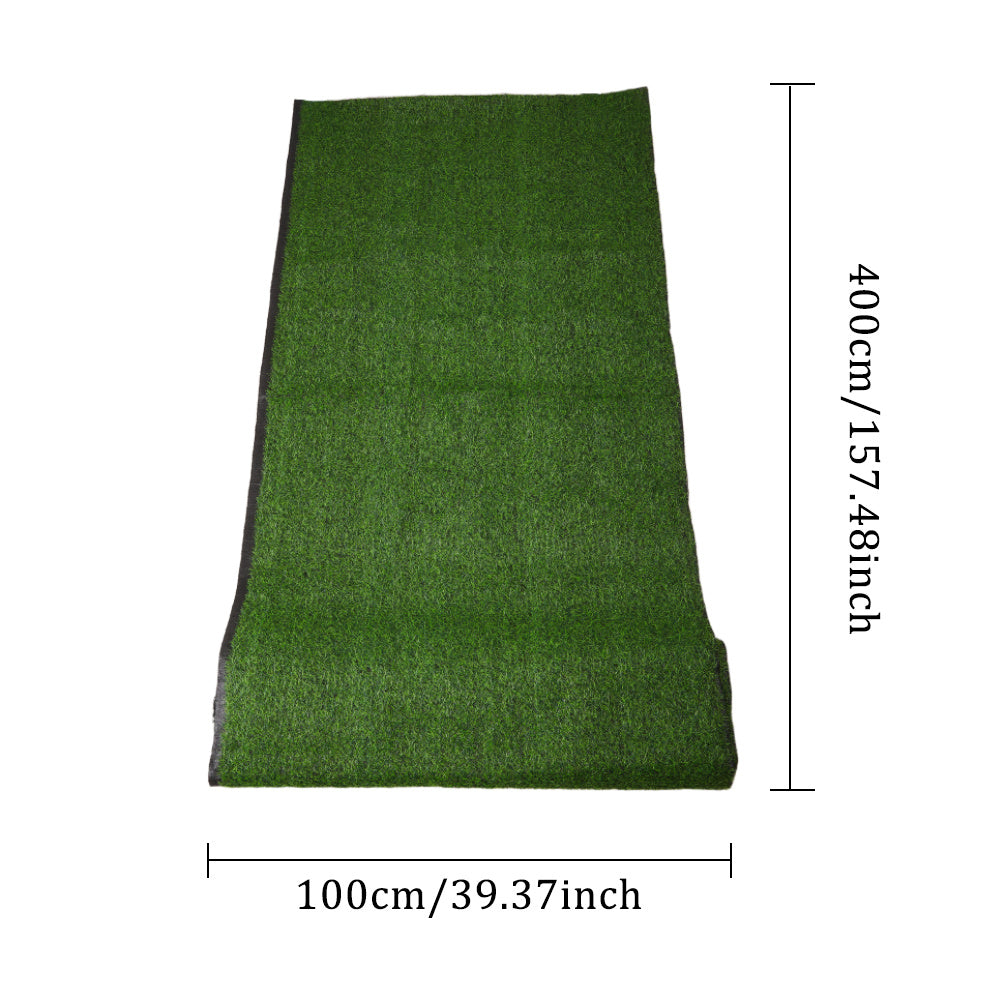 Faux Grass Synthetic Lawn 20mm Pile Height, High Density Fake Grass Turf for Dogs Pets, Indoor Outdoor Landscape, Plastic, 100*100cm/ 100*200cm/ 100*300cm/ 100*400cm