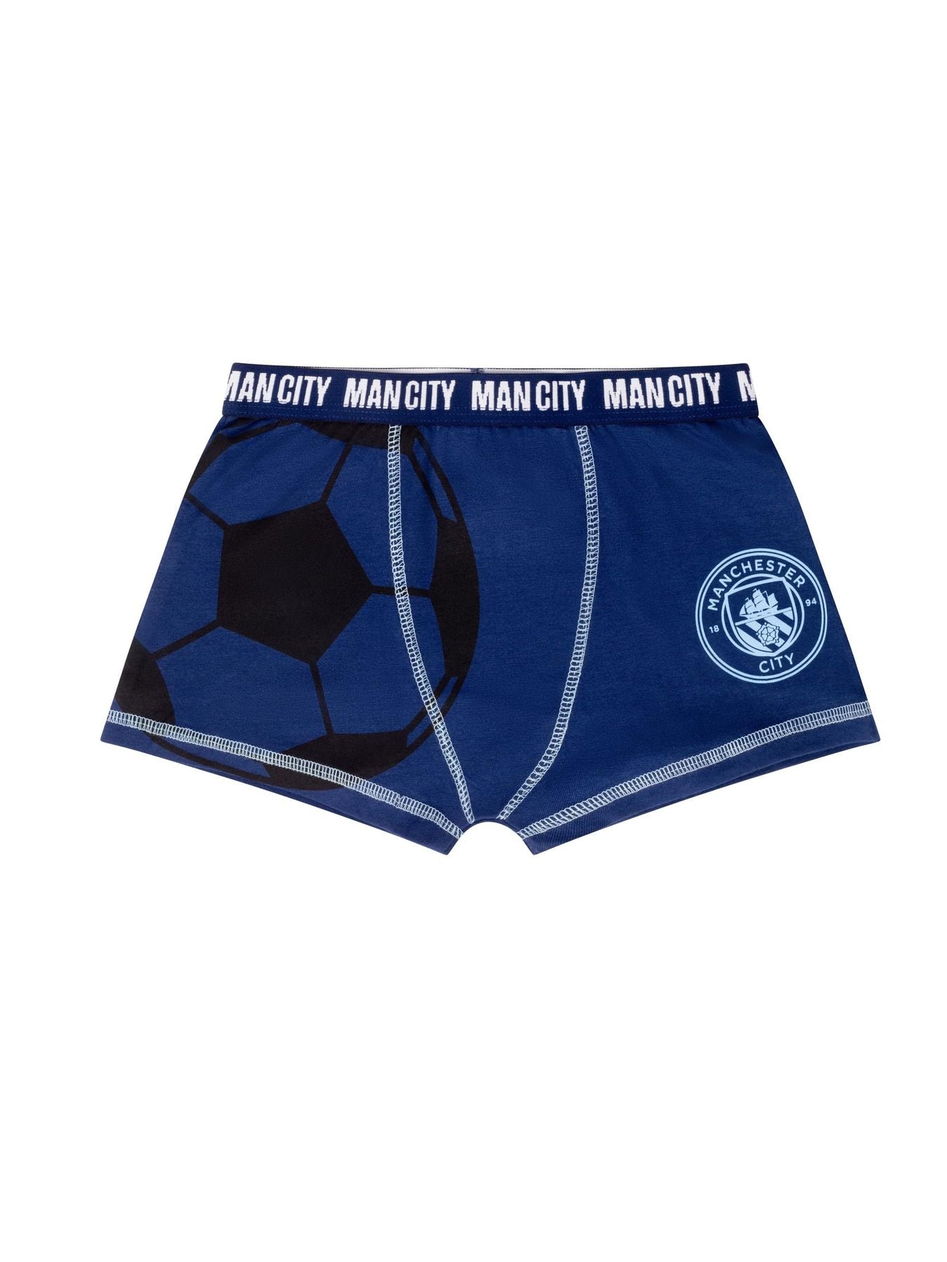 MANCHESTER CITY Boy'S 100% Cotton Briefs/Trunks 3 Pack
