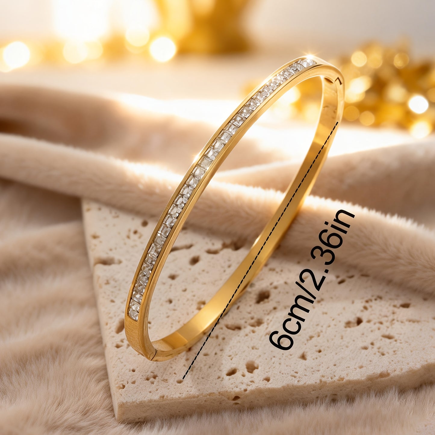 18K Gold-Plated 304 Stainless Steel Stackable Bracelets for Women, 5pcs Waterproof Roman Numeral Lucky Flower Design Cubic Zirconia Sleeves, Women's Daily Party Fashion Luxury Jewelry Gifts, Mother's Day Gifts