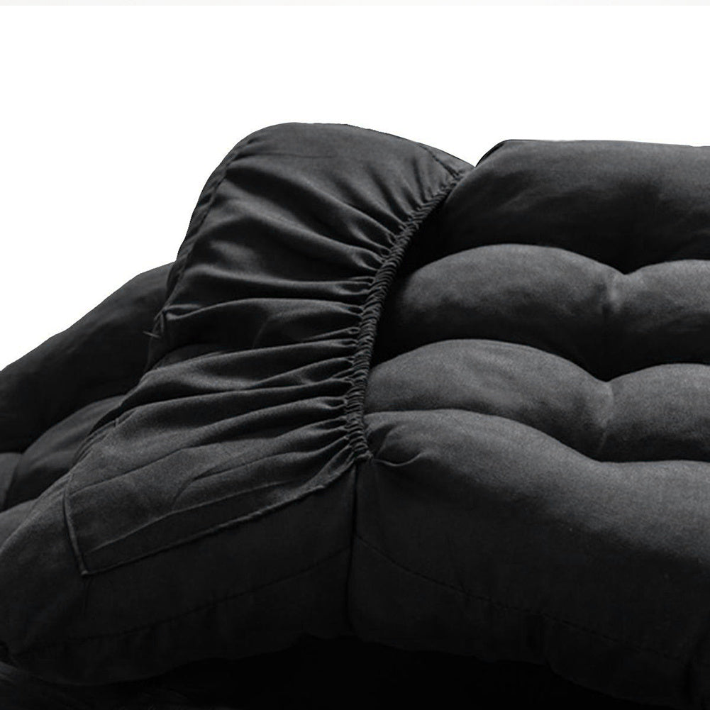 1 PC Long and Thick Cushion Seat in Black, suitable for garden, courtyard, lounge chairs, 160*50*8cm