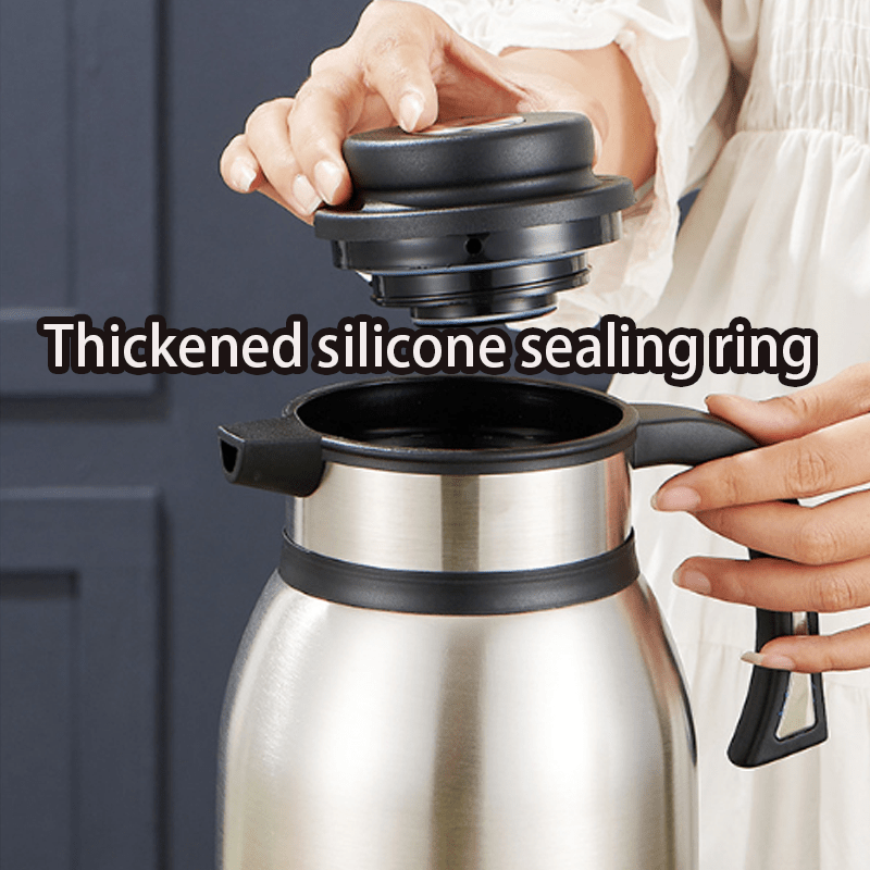 2.2L Stainless Steel Flask,Large Capacity Thermos For Family、Vacuum Double Wall Insulated 、Kitchen Essential, Christmas Gift Thermos 28*16*12cm