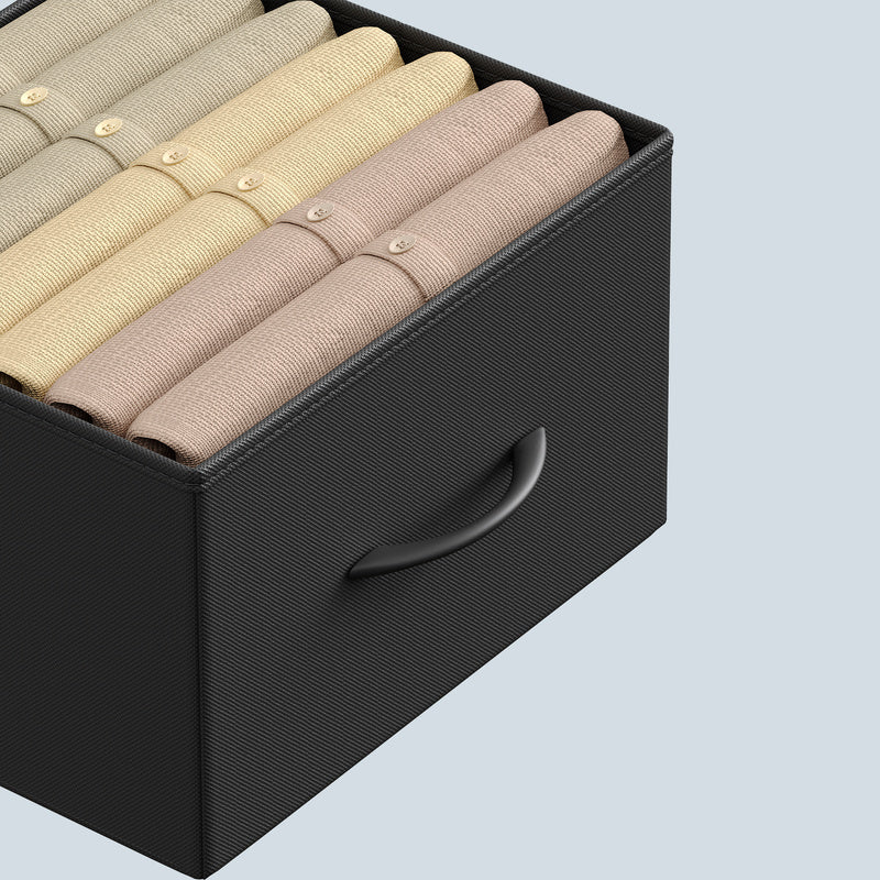 Nightstand with 2 Non-Woven Fabric Drawers, Chest of Drawers for Bedroom, Closet