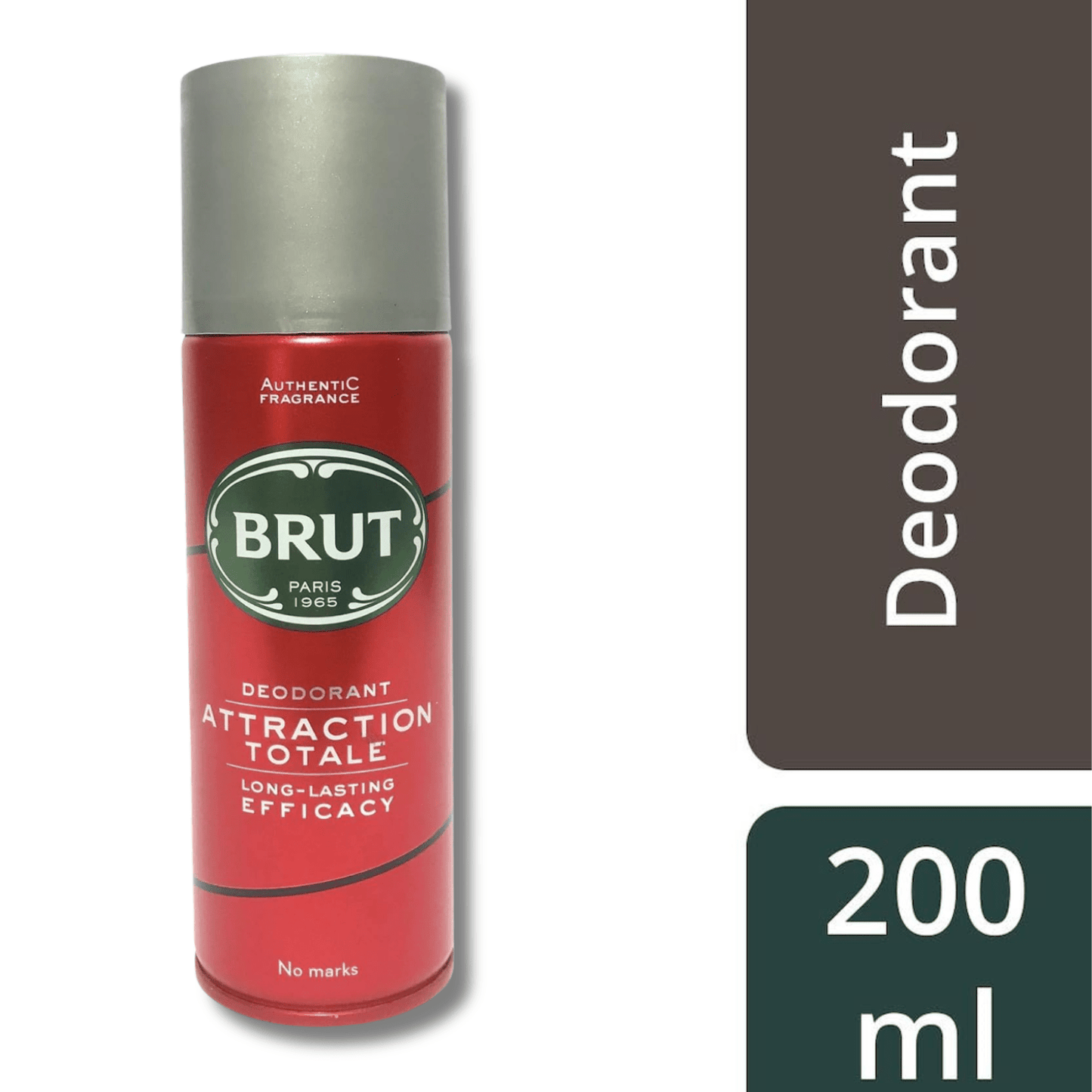 Brut 4 Deodorant Spray Bundle Gift Set - 200ml Each, Original Musk Sport Style Total Attraction, Long-Lasting Men’s Body Spray, Fresh Masculine Fragrance, Everyday Use Value Pack