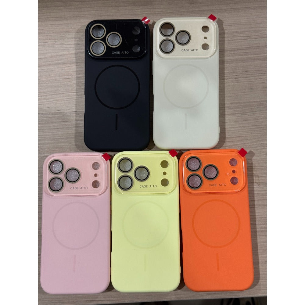 Phone Case: Phone Case -Large Window Phone Case for iPhone 17 Pro Max/Pro/Air, 16 Plus, 15, 14 Pro Max, 13, 12, 11 And Galaxy. Gift for Friends, Boys, Girls, Or Family. Anti-fingerprint, with Magnetic Attraction Function.