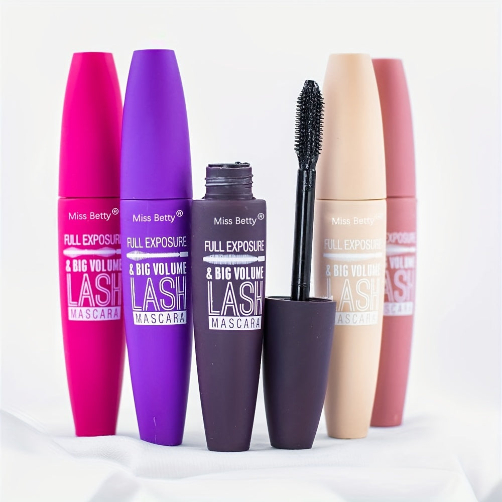 6 Packs Random Color Full Exposure And Big Volume Lash Mascara, Waterproof Long-Lasting Mascara Black Volume And Length Natural, Exquisitely Full, Lengthening Thickening Softer Fuller Lashes Amplify Smudge-Proof Eyelash Mascara