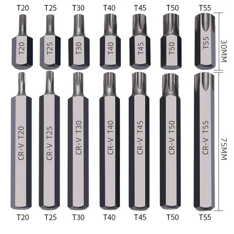Hex Torx Star & Spline BIT Socket Set 3/8" & 1/2"dr Long & Short Reach Allen Key