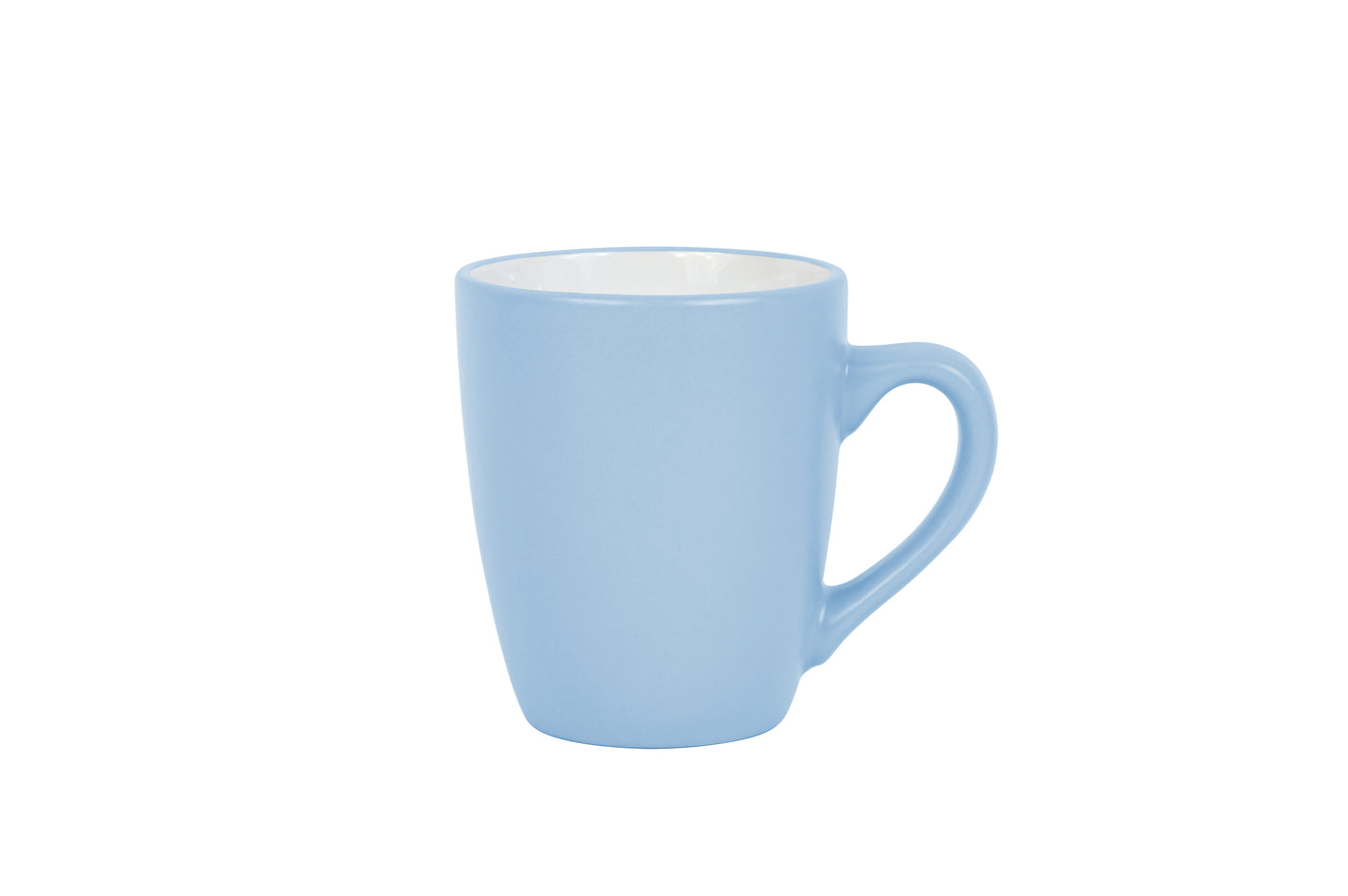 *** NEW *** Waterside 16pcs Pastel 2tone Blue Stoneware Dinner Set; 4 Dinner Plates, side Plates, Deep Bowls and Mugs