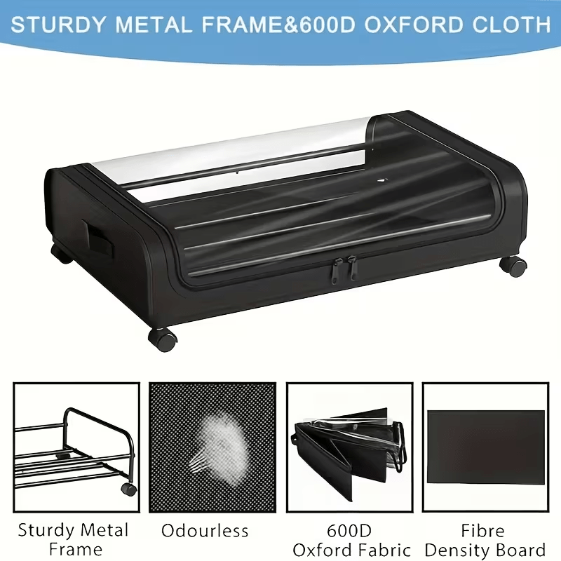 Under-Bed Storage Boxes with Clear Windows - product view 17