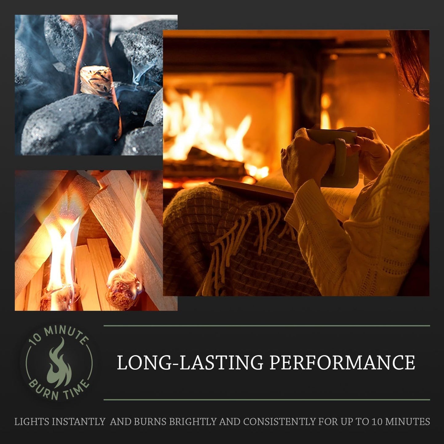 Box of 36 Wood Wool Firelighters Log Barn Natural Firelighters Fire Lighters for Wood Burners, Pizza Ovens & Open Fires. BBQ Lighters, Fire Starters for Log Burners – Genuine Log Barn Fire Wood & Eco Firelighters