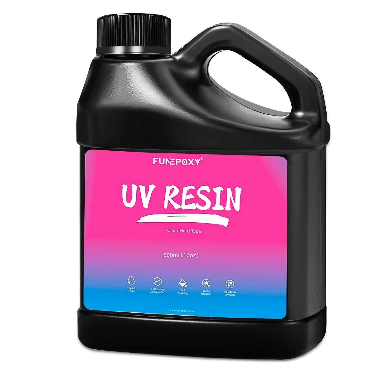500G/1000G Professional Grade UV Resin - Transparent, Hard Solar-Activated Epoxy for Jewelry Making & Craft Decorations - Non-Toxic, Easy-to-Use with Dropper