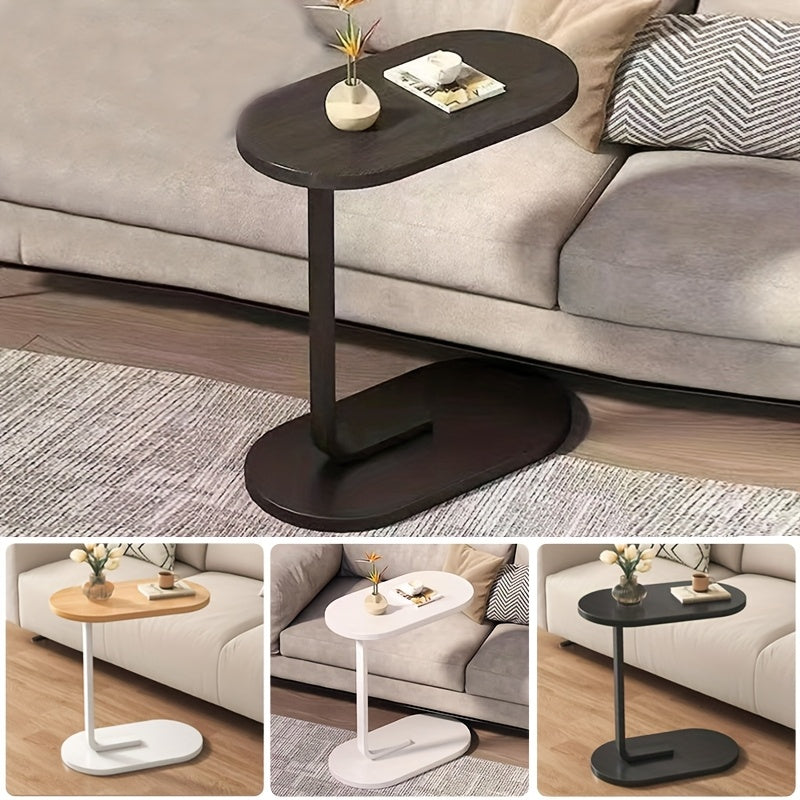 C-Shaped Coffee Table Bed Sofa Side End Table Laptop Notebook Desk Living Room