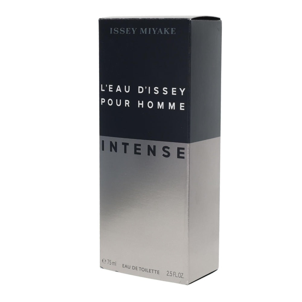 Issey Miyake L'Eau d'Issey pour Homme Intense EDT 75ml – Spicy Woody Citrus Men's Cologne – Cardamom Saffron Ambergris Fragrance for Him