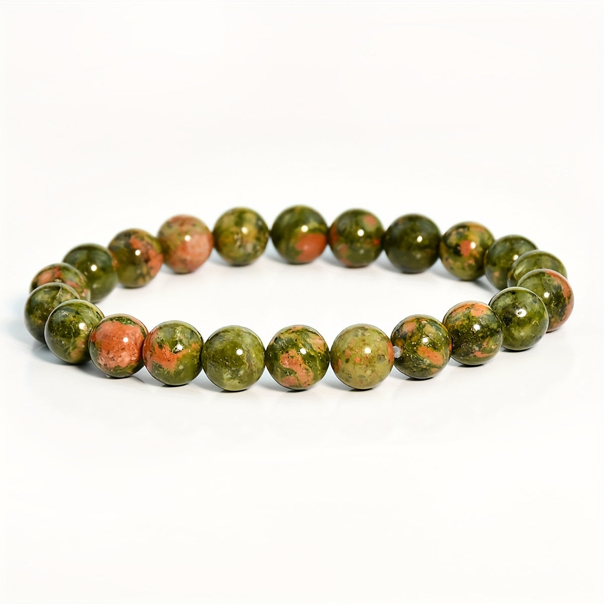 5pcs Set Natural Tiger Eye Indian Agate Fashion Men's Bracelet Map Stone Amazonite Couple Bracelet Black Line Red Vein Stone Pink Zebra Multi-Piece Set Elastic Beaded Bracelet Gift for Friends Family Holiday Birthday Gift for Son Dad Father's Day
