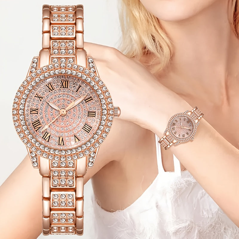 Women's Quartz Watch Gift Set - Three Pieces - included contents 8
