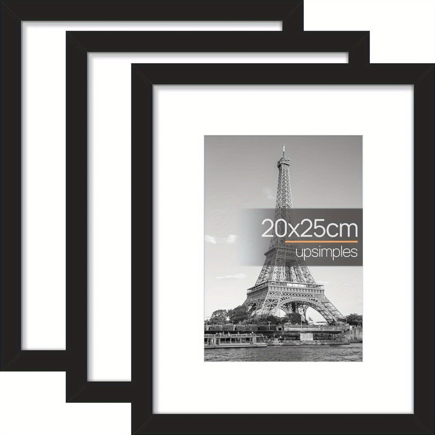 3 Pack Black 8x10 Inch/20×25cm Picture Frame, Wall Hanging Photo Frame, Photo Frame For Home & Wall Decor