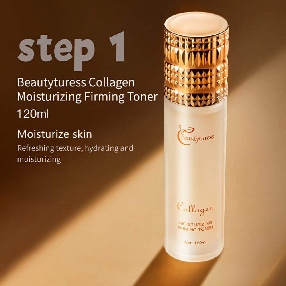 Collagen Skincare Gift Set 14pcs - Deeply Moisturising Collagen Essence Skincare Collection, Lightweight Non-Greasy Formula for All Skin Types, Luxurious Gift Box for Women