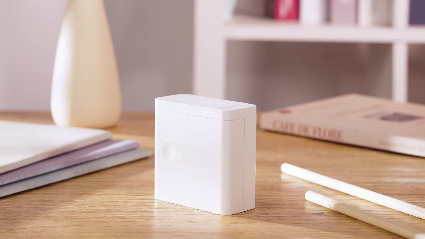 Enhanced D12 Wireless Label Printer, Compact Label Maker Device Featuring Smart App Management for Home And Office Organization - Simplify Your Life!