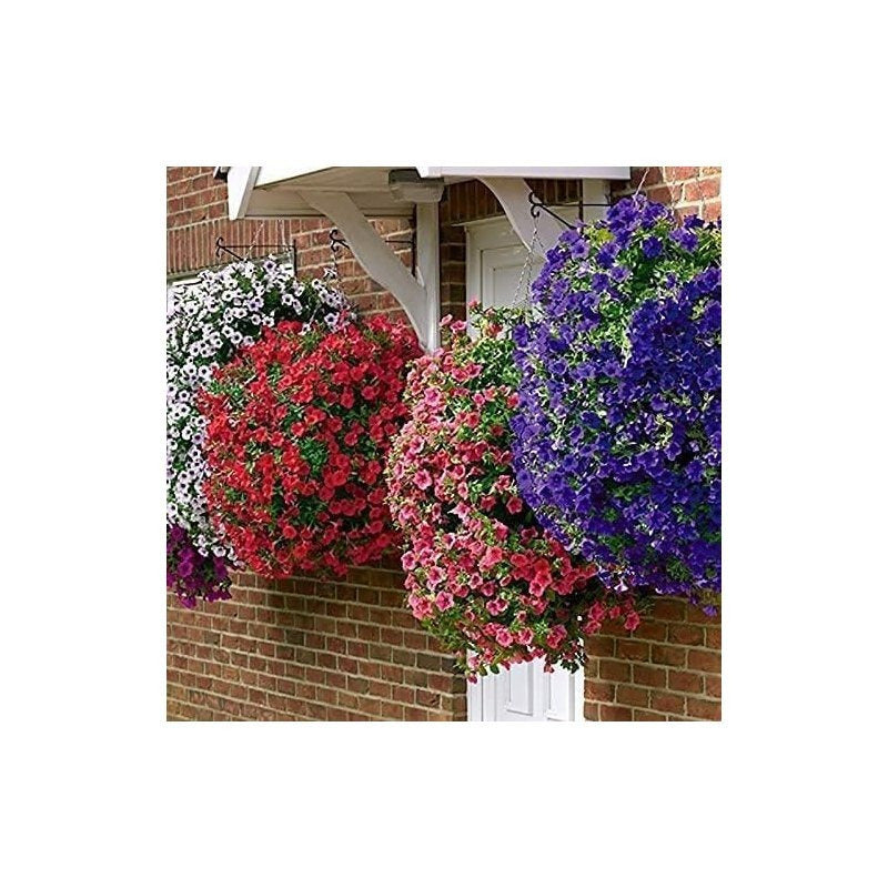 12 Inch Indoor Outdoor Balcony Patio Hanging Basket Set of 4