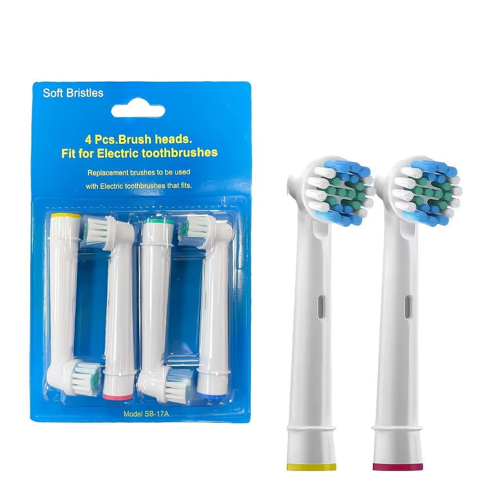Replacement heads for Oral-B compatible electric toothbrush heads - Soft, durable replacement brush heads for enhanced oral care, 8/16/20/40 compatible Oral-B 1000/9600/3757/500/3000/8000/7500/7000/Pro replacement toothbrush heads
