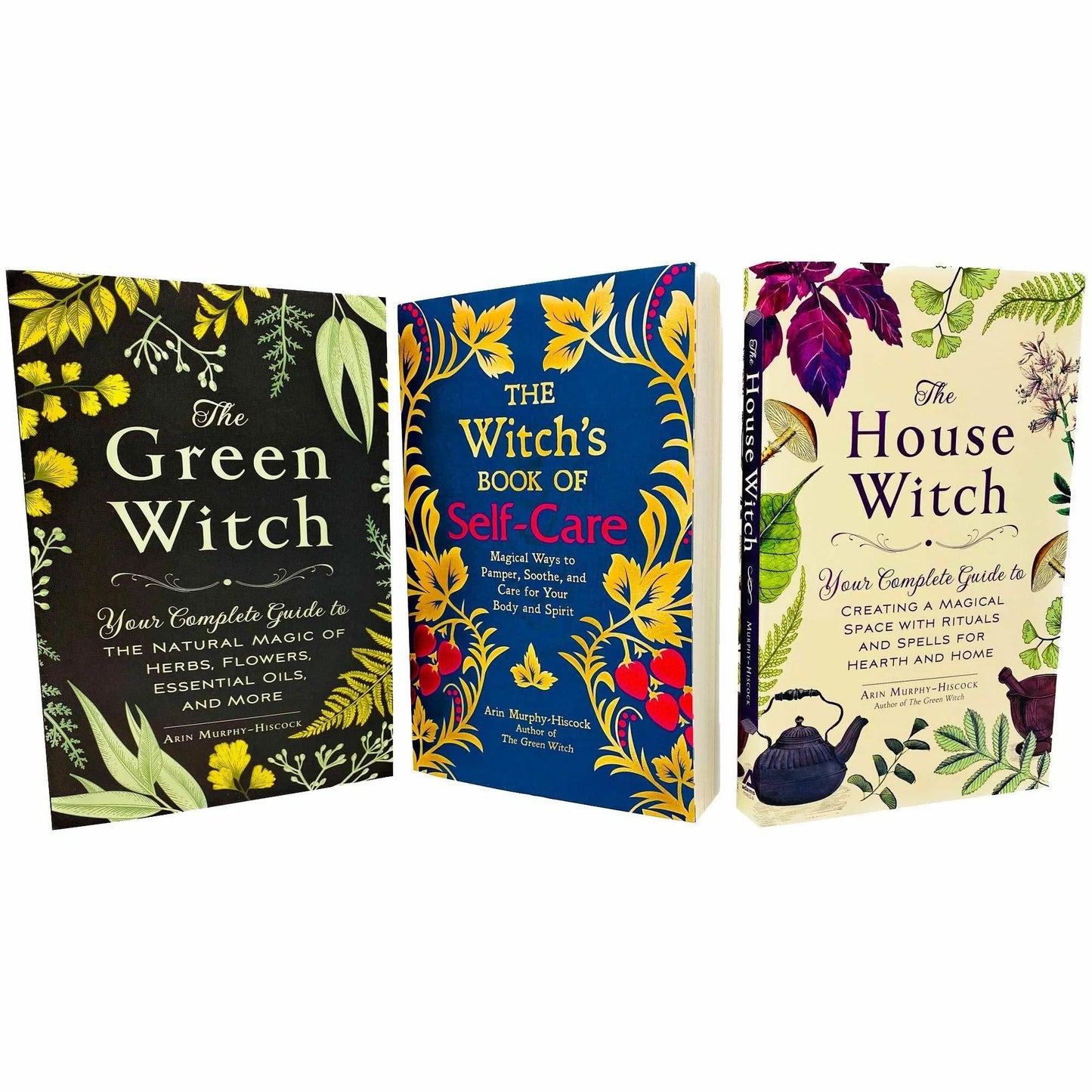 Arin Murphy Hiscock 3 Books Collection Set (The Green Witch, The Witch'S Book of Self Care & The House Witch)