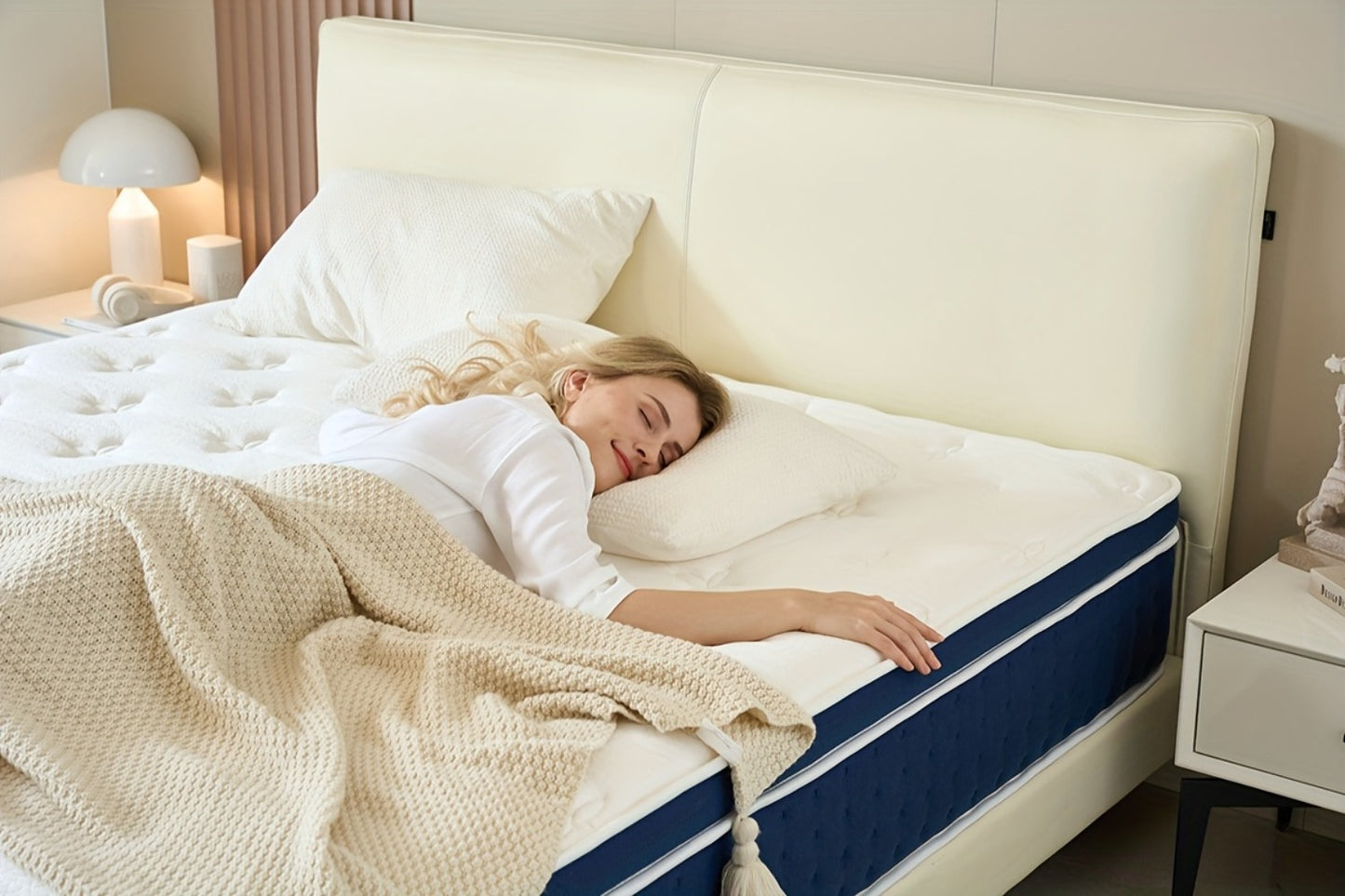 30cm Hybrid Pocket Sprung Memory Foam Mattress in a Box Medium Firm Fiberglass Free Edge Support Motion Isolation Single Double King 3ft 4ft 4ft6 5ft 6ft