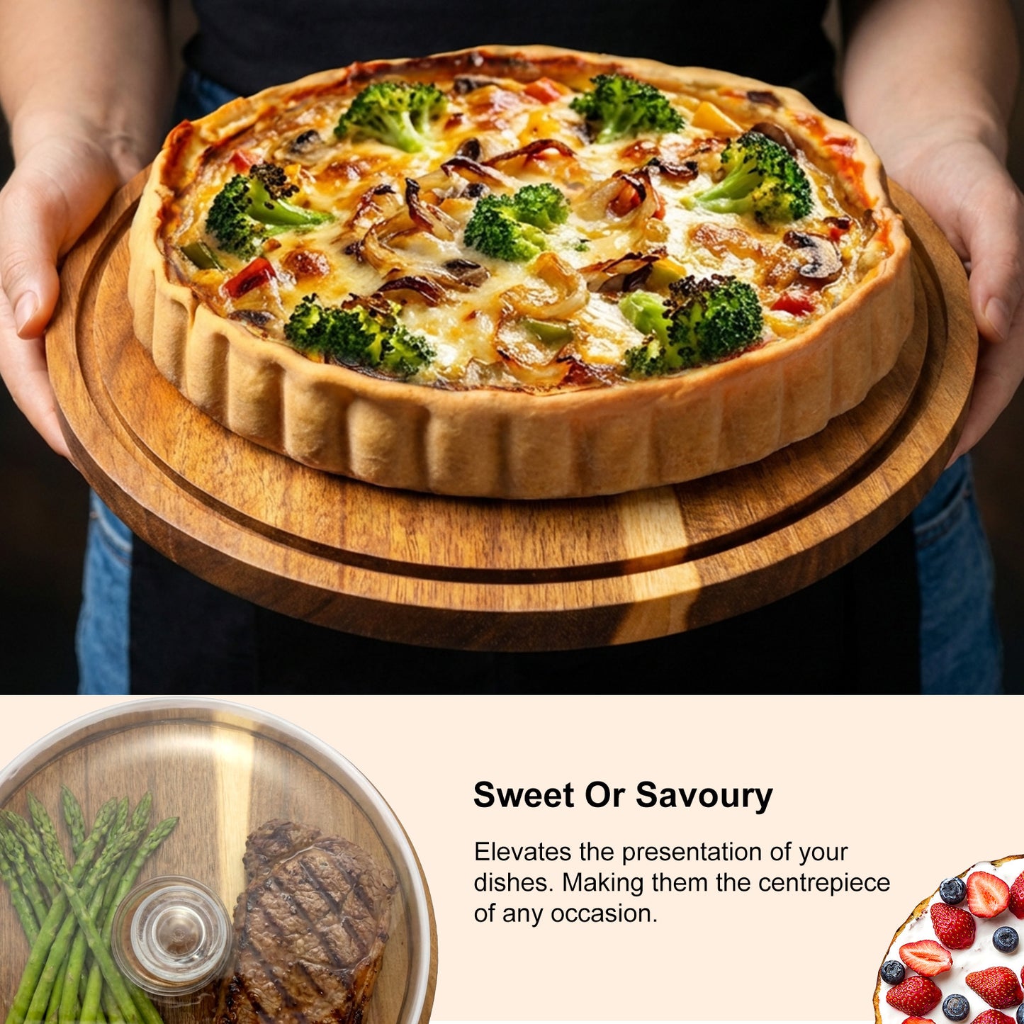 Cake stand with dome lid, 10-inch cake stand, suitable for cakes, pastries, and cheese trays.