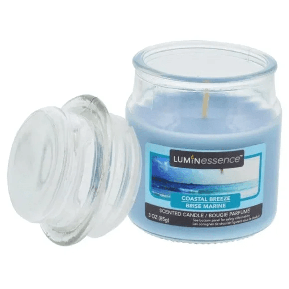 Luminessence Coastal Breeze Apothecary Jar Candle, 3 oz