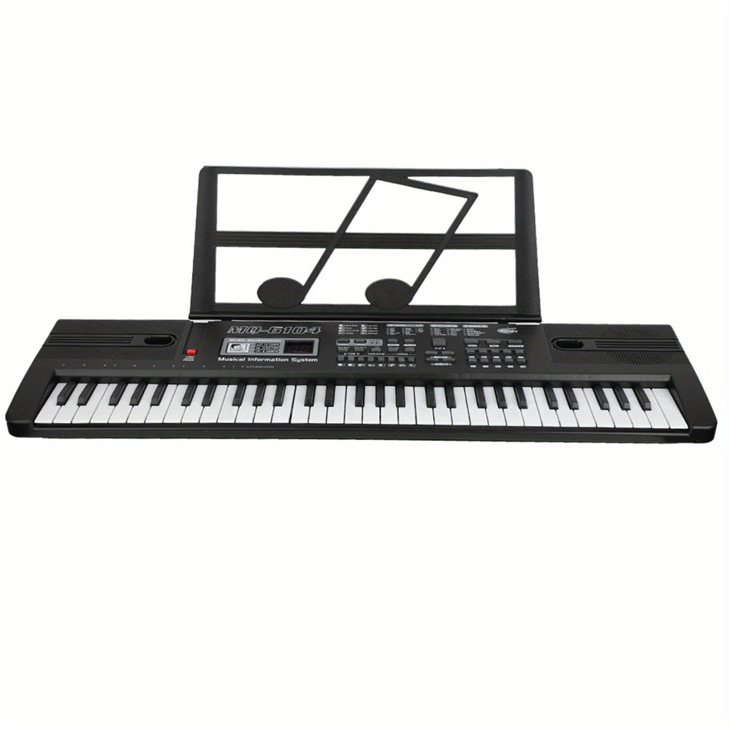 61-Key Digital Piano Keyboard with Microphone, Portable Music Piano Keyboard Electronic Keyboard Multifunctional Key Piano Musical Instrument Keyboard for Piano Music Teaching Birthday Gifts Beginner (With LCD Display)