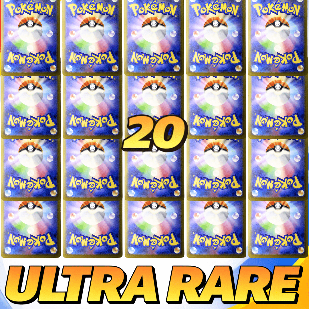 20 Shiny Japanese TCG Pokémon EX Cards - Ultra Rare