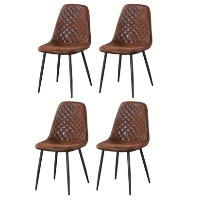 A Set of 2 Or 4 Velvet Dining Chairs with Metal Legs, Fabric Upholstered Seats, Modern Style Dining Chairs, Living Room Side Chairs