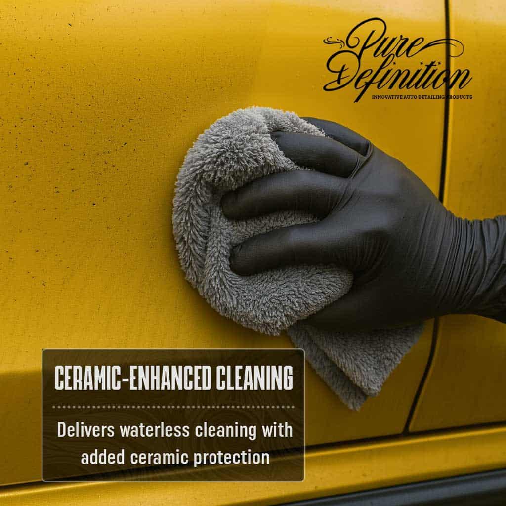 Ceramic Wash Waterless - Wash & Si02 Ceramic Gloss Shine Showroom Cleaner - Waterless Car Cleaning kit