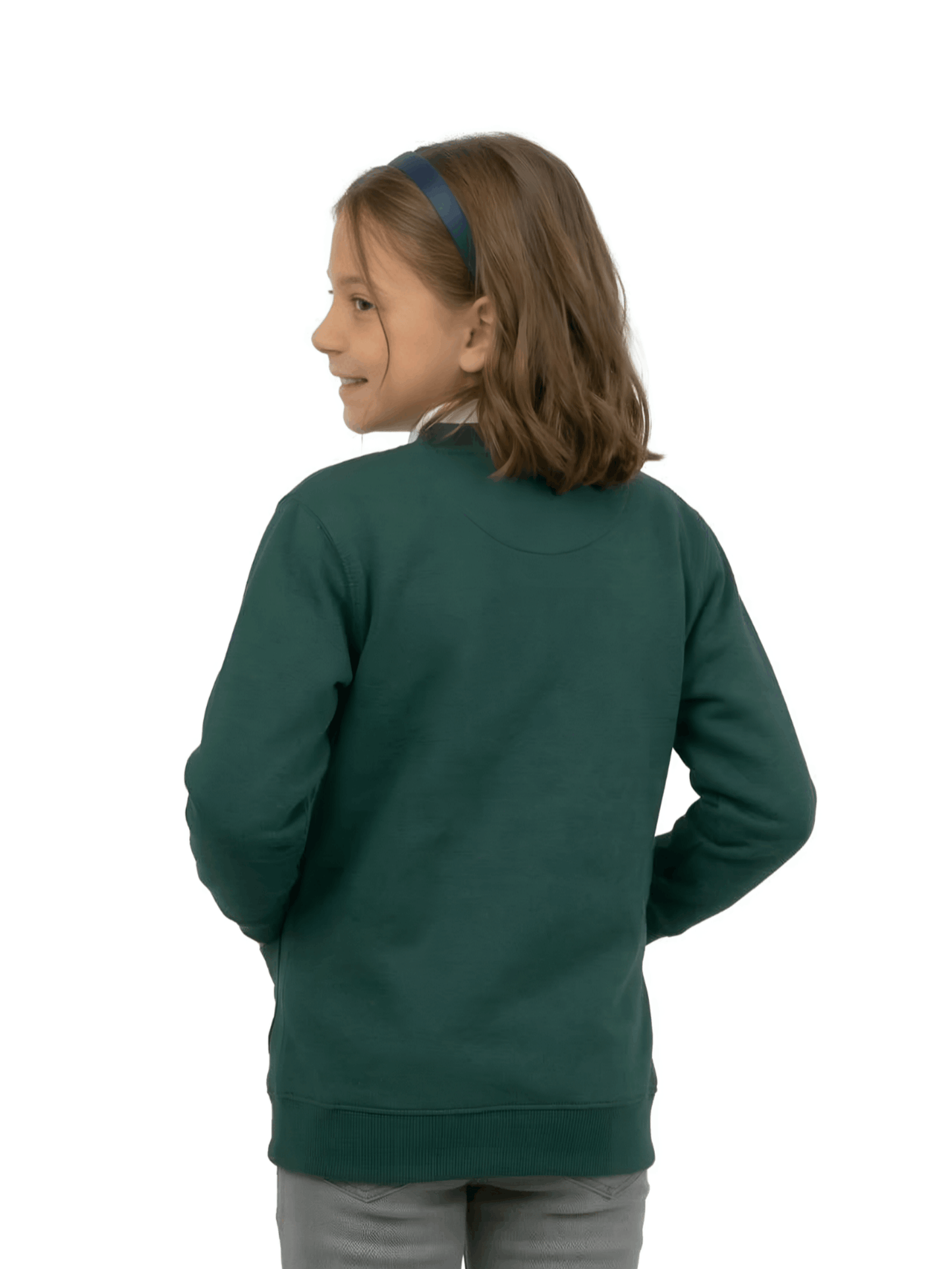 GW CLASSY OUTFIT Girls Button Cardigan Kids School Unifrom Cardigan Fleece Schoolwear Comfortable and Lightweight