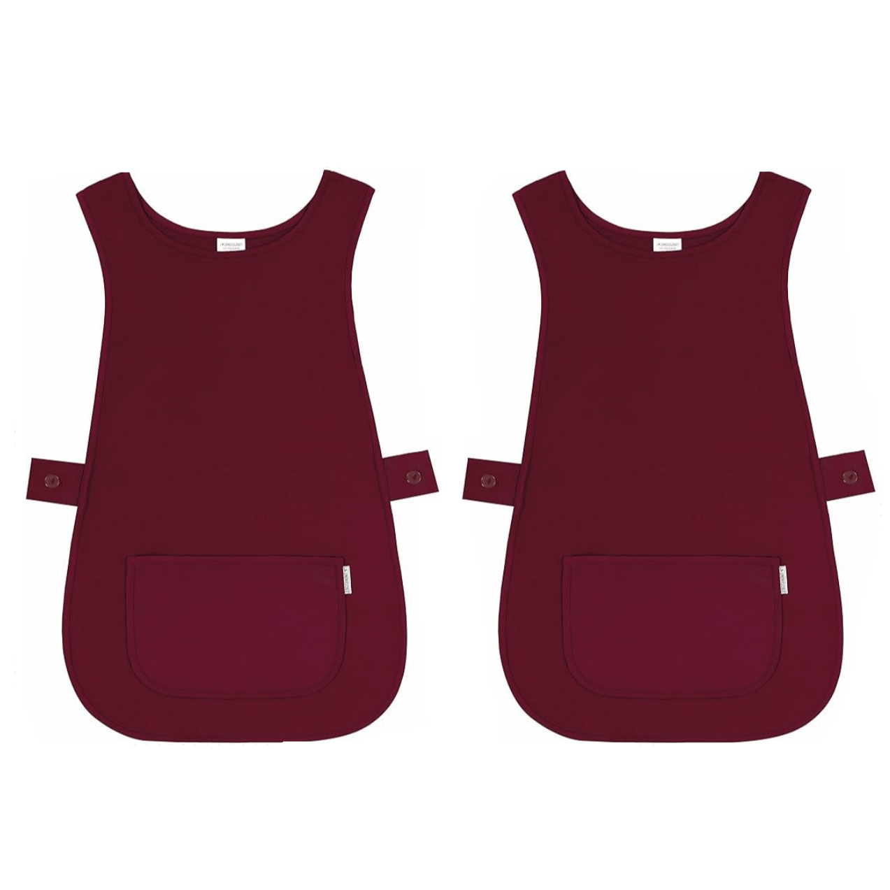 Pack of 2 Self Tabard Apron | Aprons for Men, Women, and Ladies | Professional Cooking Aprons with 2 Pockets | Adjustable Kitchen Apron for Baking, BBQ, Grilling, Gardening, Crafting, Cleaning, Painting, Barista, Restaurant Work | Cute & Stylish Gift Apro