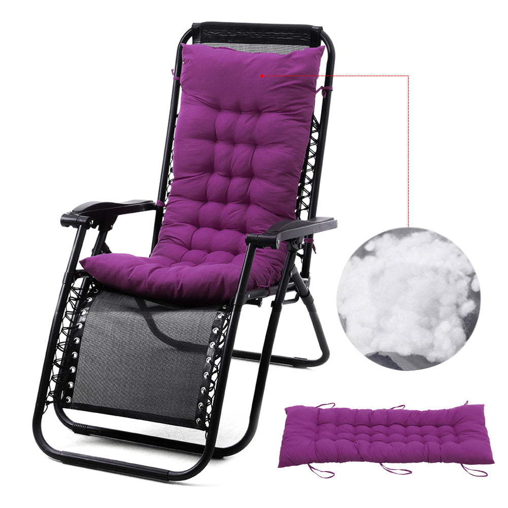 Thickened Recliner Cushion Beach Seat Cushion Office Sofa Chair Cushion Lunch Break Chair Cotton Cushion Rocking Chair Cushion 48*125*8cm