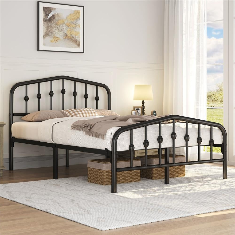 arched metal platform bed frame - use example 16