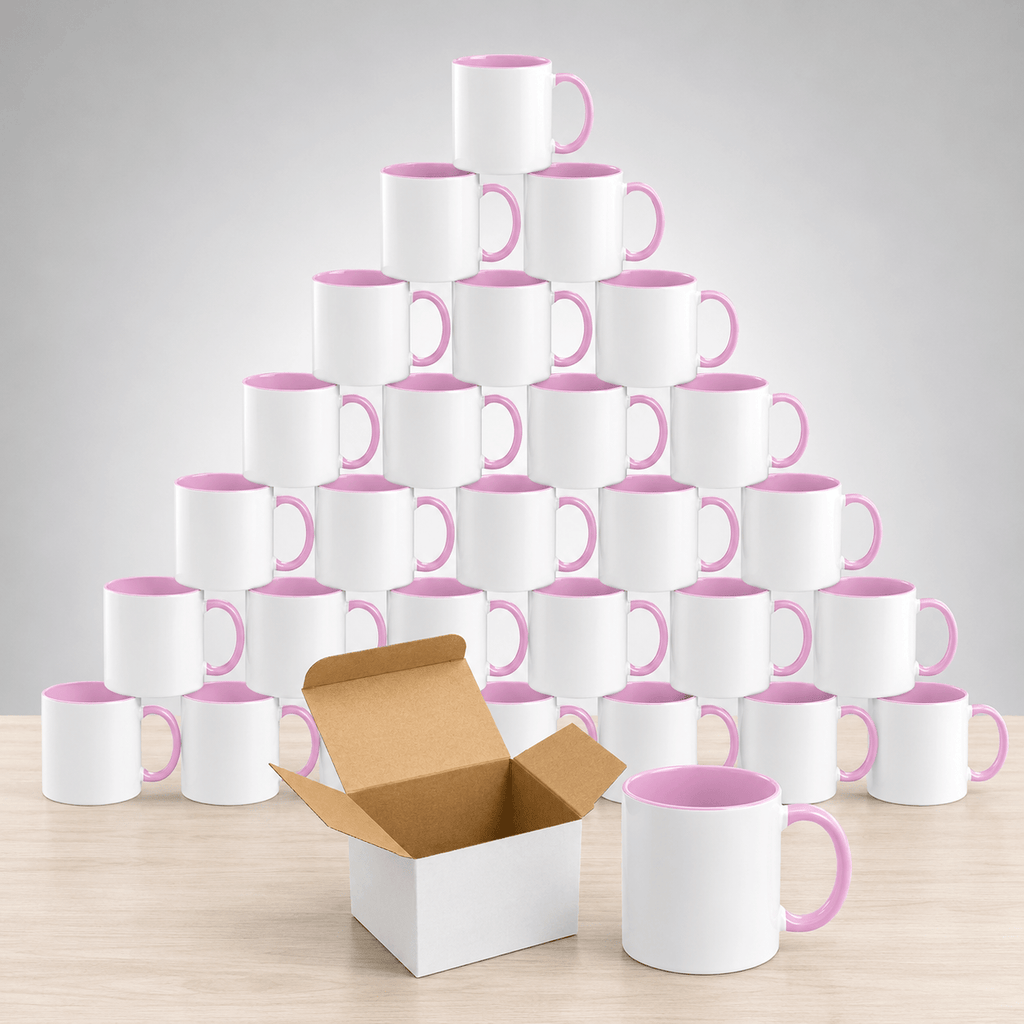 11oz Colour-Accent Sublimation Mugs – Glossy Ceramic Multipacks - construction detail 6