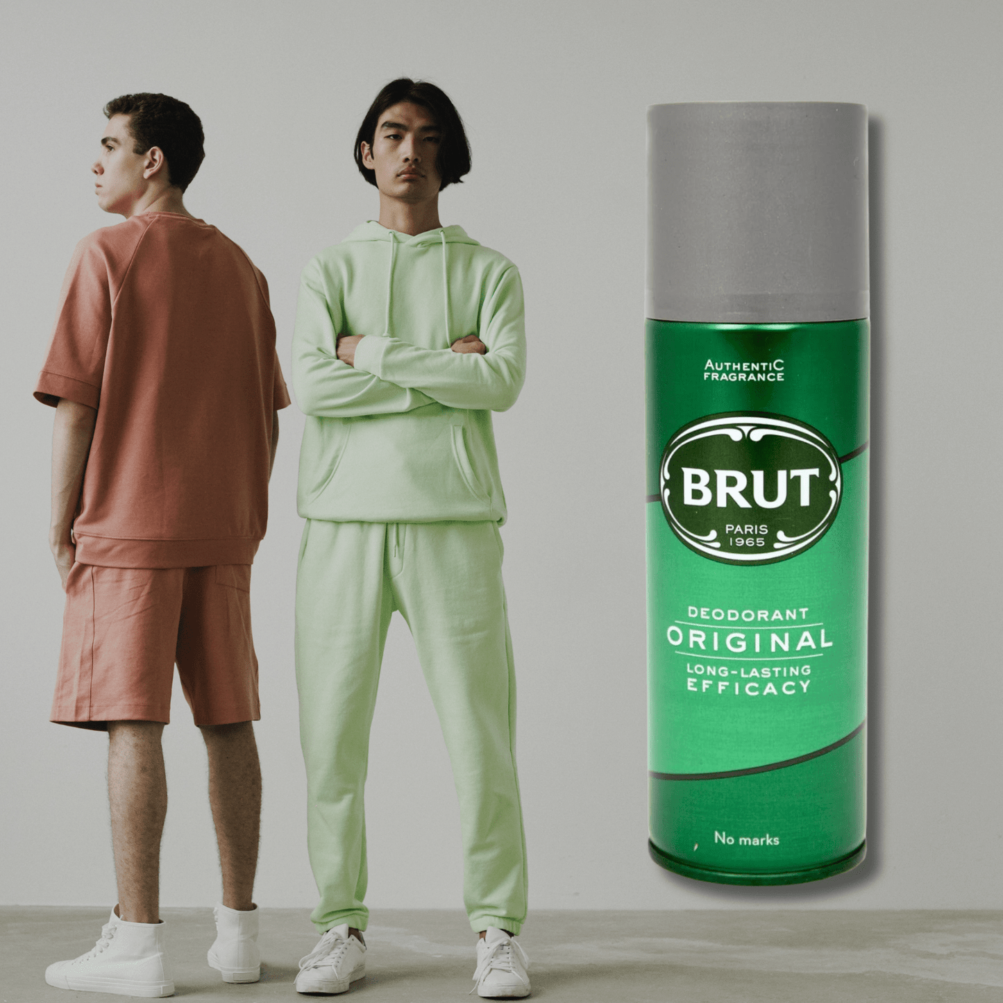Brut 4 Deodorant Spray Bundle Gift Set - 200ml Each, Original Musk Sport Style Total Attraction, Long-Lasting Men’s Body Spray, Fresh Masculine Fragrance, Everyday Use Value Pack