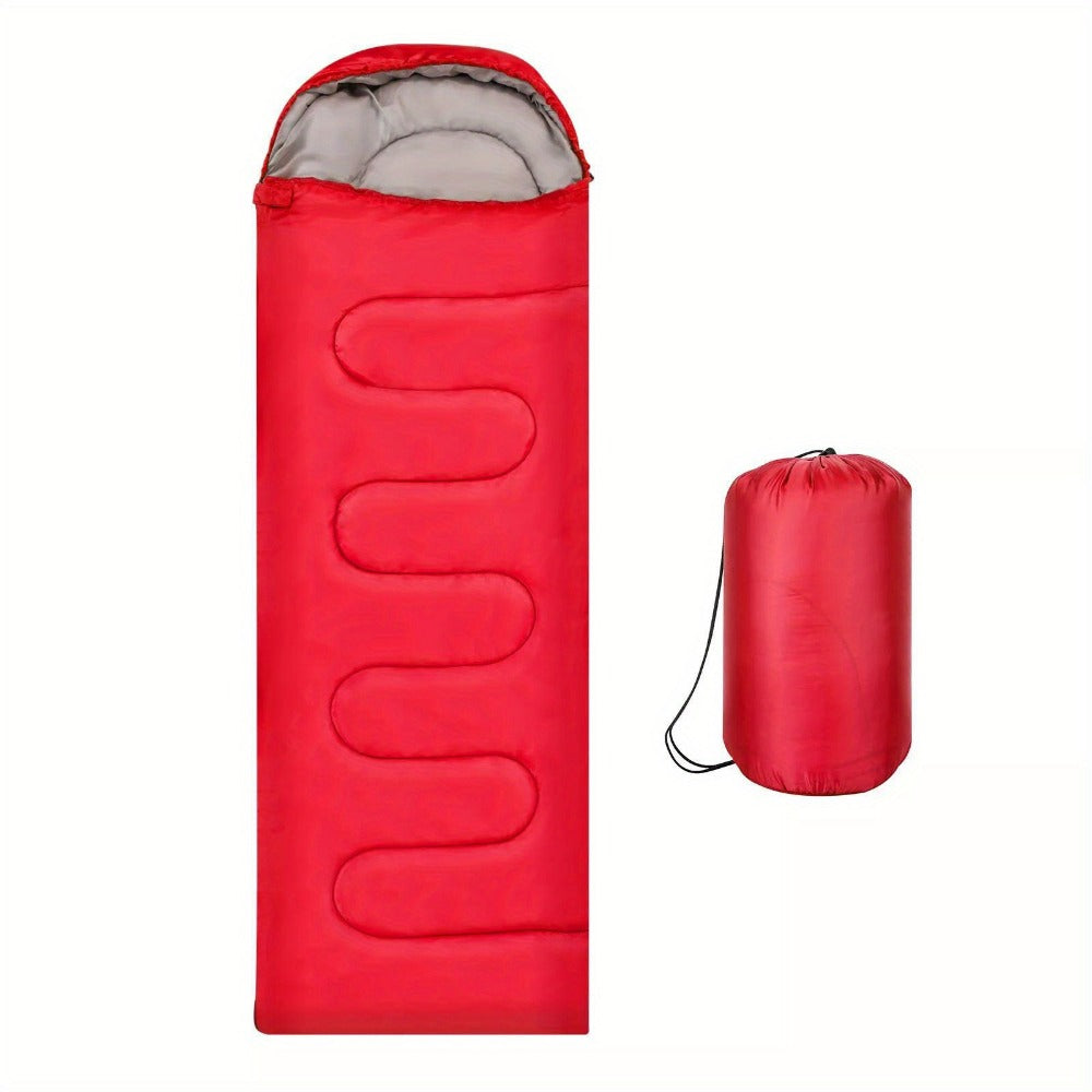 SINGLE SLEEPING BAGS CAMPING RECTANGULAR ENVELOPE ZIP UP ADULT
