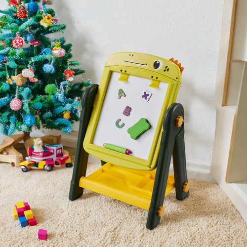 Multifunctional Painting Easel, Art Easel with Magnetic Whiteboard, Foldable Tabletop Easel with Drawing & Writing Accessories, Ideal for Christmas Birthday Gift
