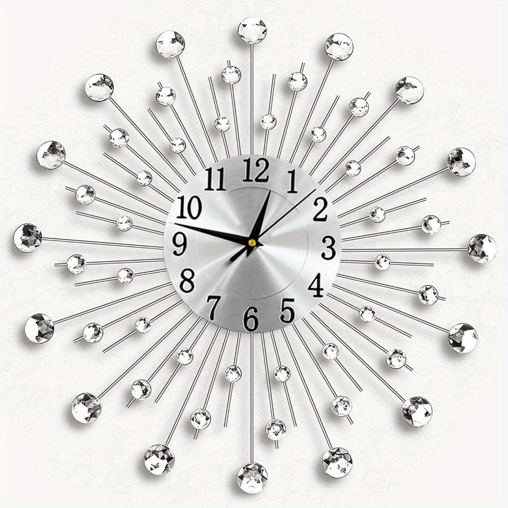 1pc Pendulum Wall Clock, Modern Big Wall Clock Extra Giant Wall Clock Battery Operated, For Kitchen Bedroom Home Dining Room Bathroom Office Decoration 33/45/50CM