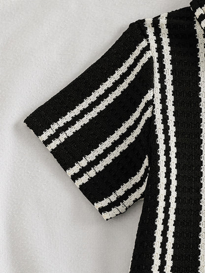 Boys' Waffle-Knit Shirt and Shorts Set - lifestyle view 7