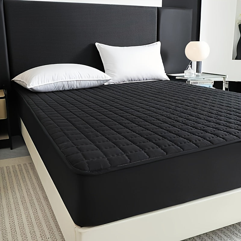 1pc Waterproof Mattress Protector Fitted Sheet, Made from High-Quality Materials, Soft, Breathable, And Comfortable. Ideal for RV Additions And Bedding, Suitable for Bedrooms, Guest Rooms, Or Rvs. Usable in All Seasons