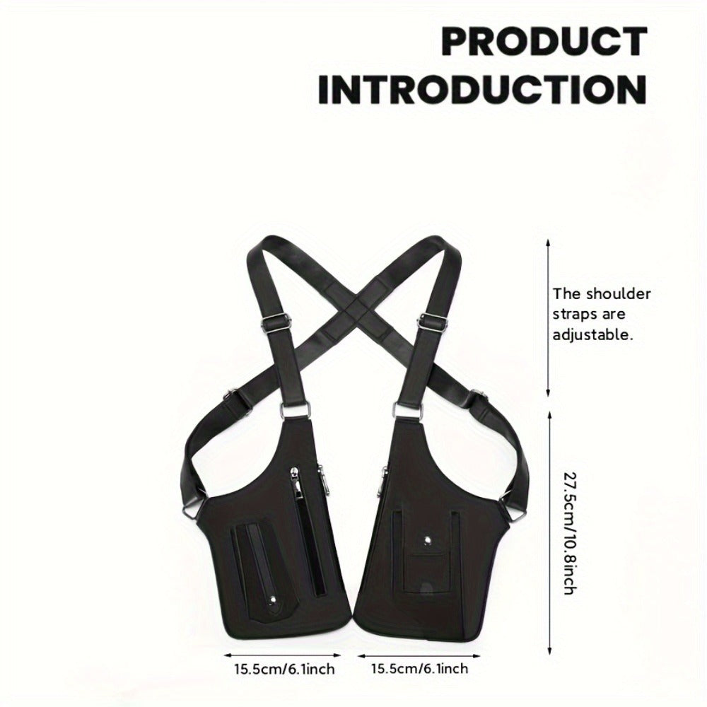 Multi Functional Lightweight Outdoor Vest Bag with Adjustable Shoulder Straps