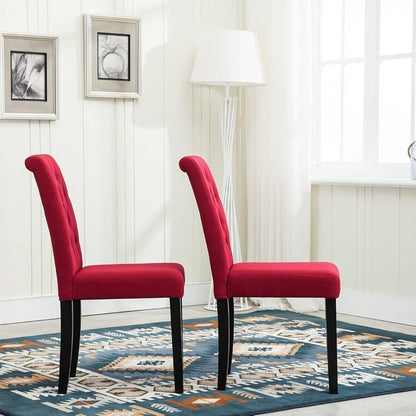 button-tufted dining chairs - colour or design option 7