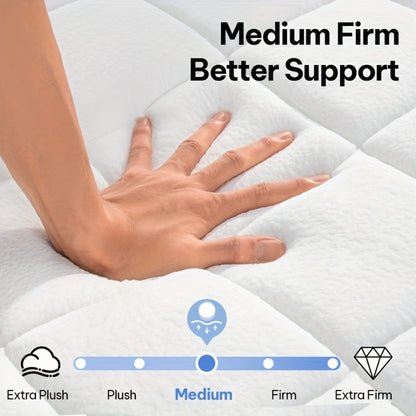 20cm Pocket Spring Hybrid Mattress Single Small Double Medium Firm Silent Innerspring Mattress in a Box Bedroom Furniture