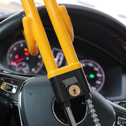 Heavy Duty Car Van Steering Wheel Lock High Security Anti Theft Twin Bar Hook