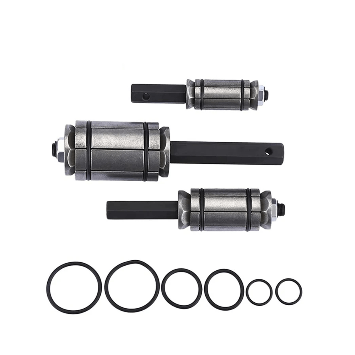 3pcs 1/18" to 3-1/2" Exhaust Muffler Tail Pipe Expander/Pipe Stretcher Tool Kit, Professional Automotive Repair Kit for Pipe Expansion And Installation