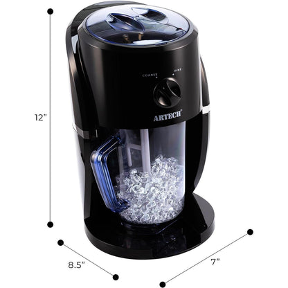 Electric Ice Crusher with Built in Stirrer & Ice Scoop | Removable BPA Free Jug for Making Snow Cones Slushies Smoothies, Cocktail, Frappuccinos, Iced Coffee, Margaritas, Pina Coladas