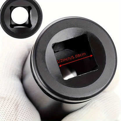 12pcs/20pcs/set Hex Impact Wrench Sockets 8-32mm 1/2 Inch Black Finish Heavy Duty Socket Set for Auto Repair Cool Gadgets